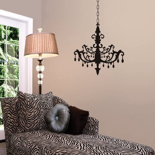 Burnished Chandelier decal