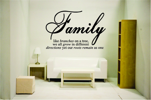 Family Like the branches of a tree Grow in different directions,